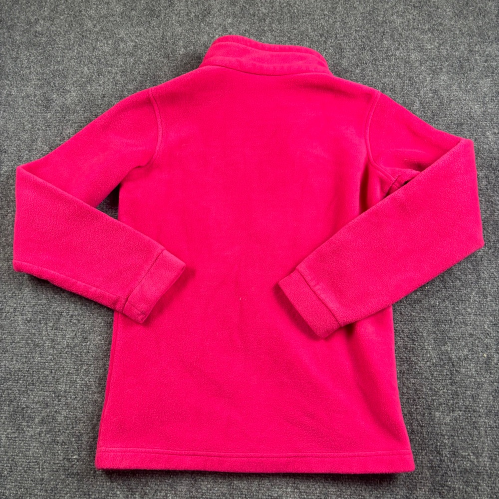 COLUMBIA Girls Hot Pink Full Zip Fleece Jacket size: Large (14/16) - Picture 2 of 5